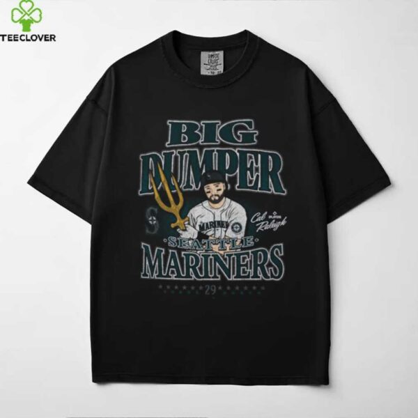 Cal Raleigh Navy Seattle Mariners Player Graphic T Shirt