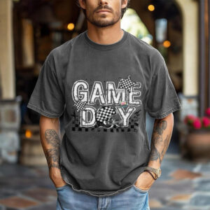 Checkered Game Day Football Trendy Shirt