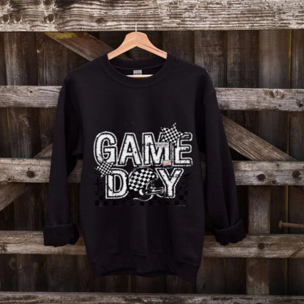 Checkered Game Day Football Trendy Shirt
