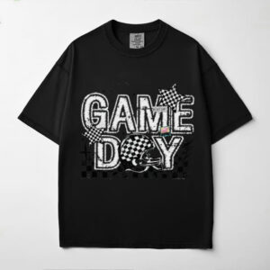 Checkered Game Day Football Trendy Shirt