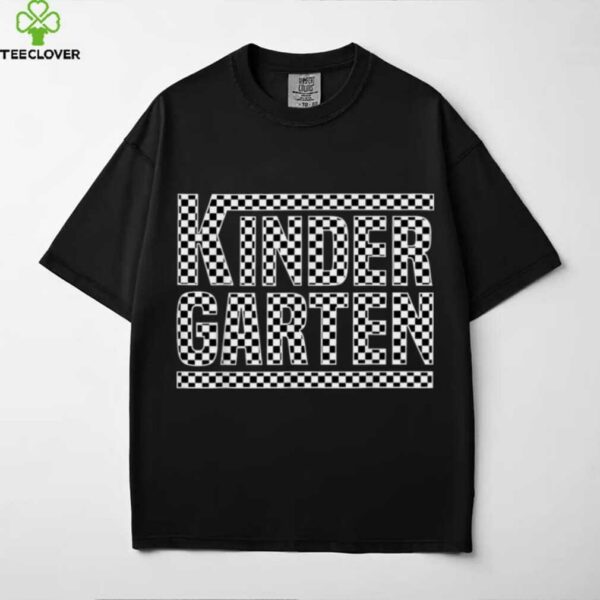 Checkered Kindergarten Back To School Boys Girls Kid Teacher shirt