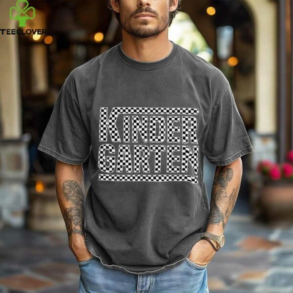 Checkered Kindergarten Back To School Boys Girls Kid Teacher shirt