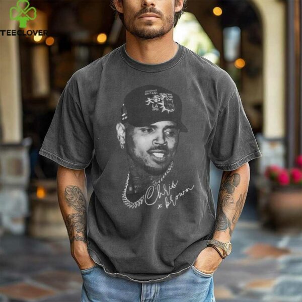 Chris Brown Big Head Style Breezy Bowl Tour XX Concert Retro 2025 Shirt
