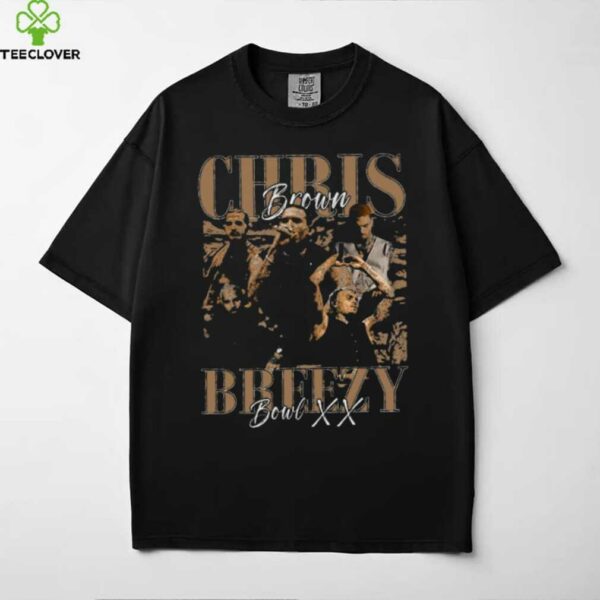 Chris Brown Breezy Bowl XX Tour Vintage Shirt