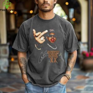 Chris Brown Vintage Middle Finger Breezy Bowl XX Concert 2025 Shirt