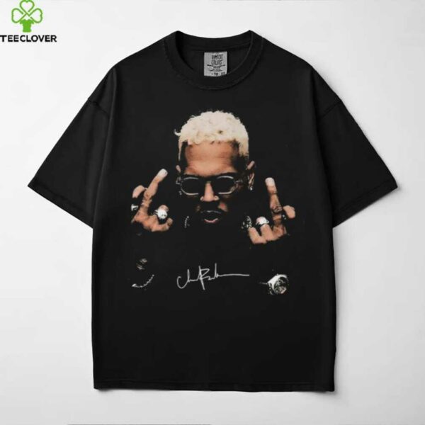 Chris Brown Vintage Middle Finger Vintage Shirt