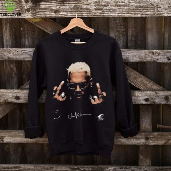 Chris Brown Vintage Middle Finger Vintage Shirt
