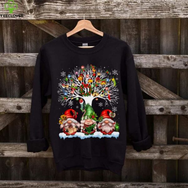 Christmas Tree Gnome Gnomies Matching Family Pajamas Shirt