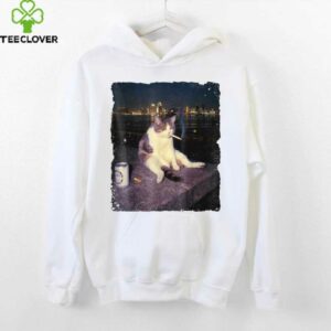 Cigarette Kitten Smoking Cat Meme Stupid Brainrot Shirt