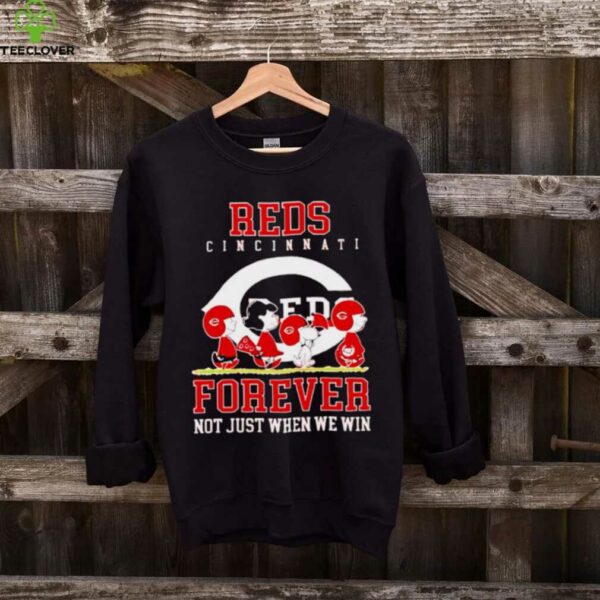 Cincinnati Reds forever not just when we win Peanuts shirt