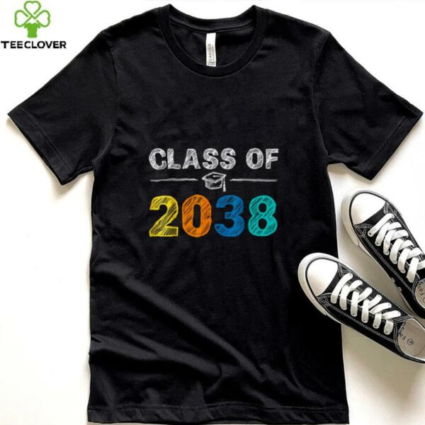 Class Of 2038 Grow With Me First Day Of School Graduation Shirt
