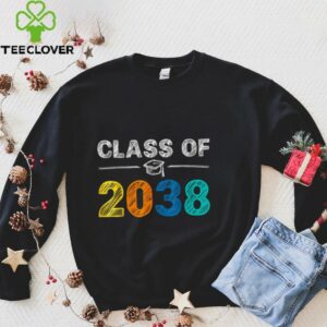 Class Of 2038 Grow With Me First Day Of School Graduation Shirt
