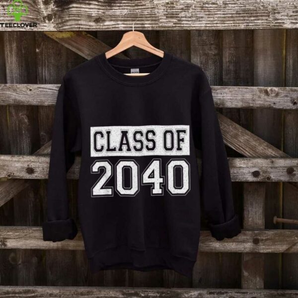 Class Of 2040 Senior Graduation Year Vintage Back To School shirt