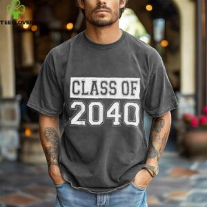 Class Of 2040 Senior Graduation Year Vintage Back To School shirt