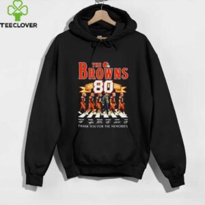 Cleveland Browns 80 years 1946 2026 thank you for the memories shirt