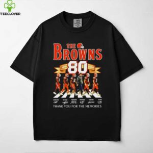 Cleveland Browns 80 years 1946 2026 thank you for the memories shirt