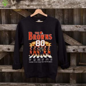 Cleveland Browns 80 years 1946 2026 thank you for the memories shirt