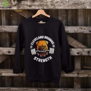 Cleveland Browns Strength Football Est 1946 2 sided t shirt
