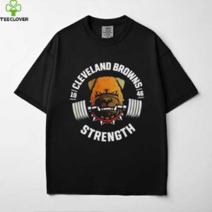 Cleveland Browns Strength Football Est 1946 2 sided t shirt
