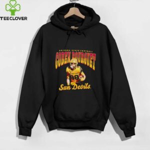 Coben Bourguet illustrated Arizona State football shirt