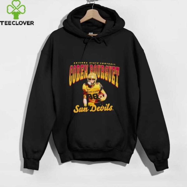 Coben Bourguet illustrated Arizona State football shirt