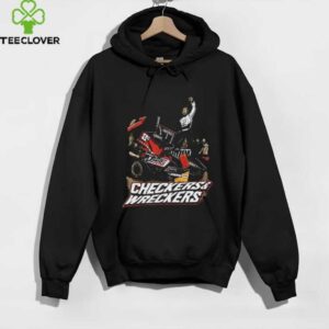 Cole Macedo two C racing checkers and wreckers shirt