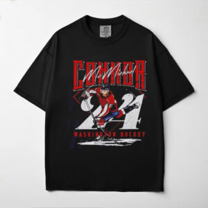 Connor McMichael 24 Washington Hockey player autographed shirt