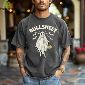 Cow Ghost Costume Halloween Pun Spooky Bullsheet Joke Shirt