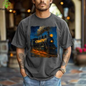 Crazy ON A Train Painting shirt