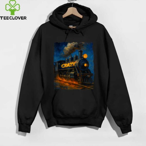 Crazy ON A Train Painting shirt