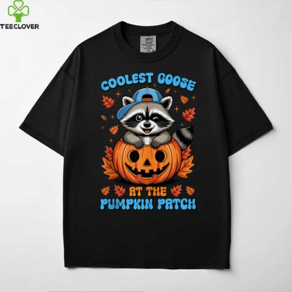 Cutest Raccoon At The Pumpkin Patch Fall Cute Halloween Shirt