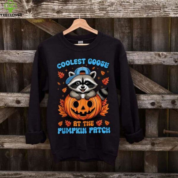 Cutest Raccoon At The Pumpkin Patch Fall Cute Halloween Shirt