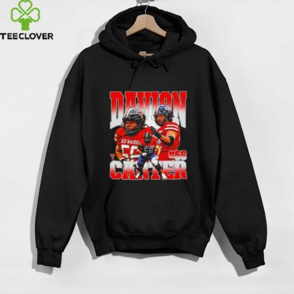 Davion Carter Texas Tech Red Raiders caricature shirt