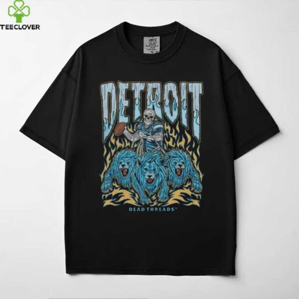 Dead Threads Detroit Skull & Lions T Shirt