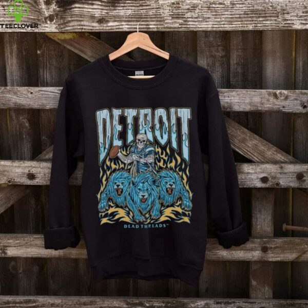 Dead Threads Detroit Skull & Lions T Shirt
