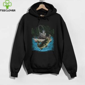 Dead Threads Skeleton Bass Fishing Graphic T Shirt