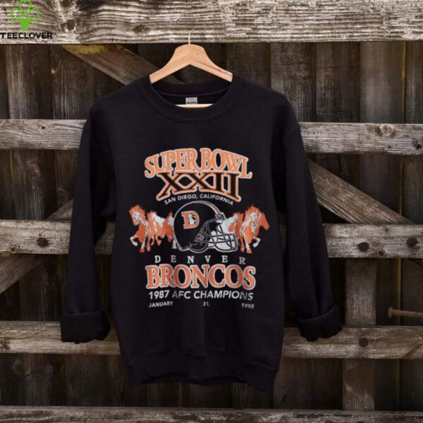 Denver Broncos Super Bowl XXII Champions Sweatshirt Shirt