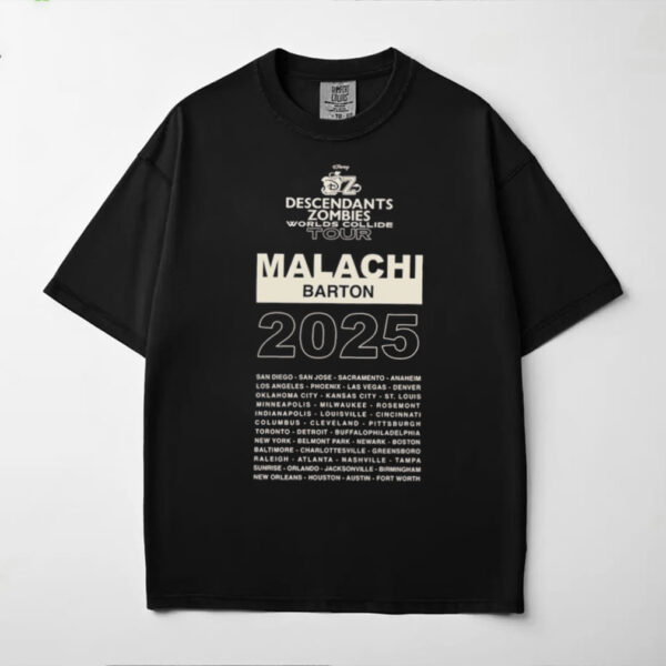 Disney Malachi Barton Descendants Zombies Worlds Shirt