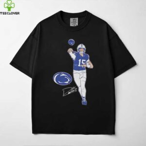 Drew Allar superstar pose signature Penn State Nittany Lions shirt