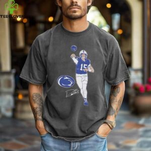 Drew Allar superstar pose signature Penn State Nittany Lions shirt