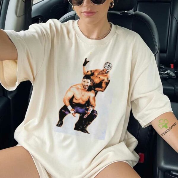 Eddie Guerrero and Rey Mysterio WWE graphic shirt