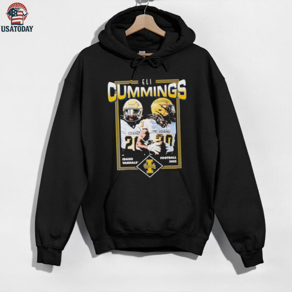 Eli Cummings portrait Idaho Vandals football 2025 shirt