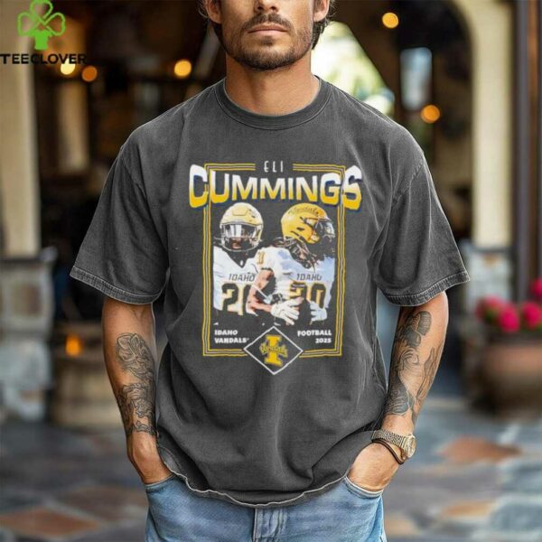 Eli Cummings portrait Idaho Vandals football 2025 shirt