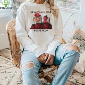 Even Satan Has His Standards Anti trump Offensive Humor Trump And Satan In Bed Shirt
