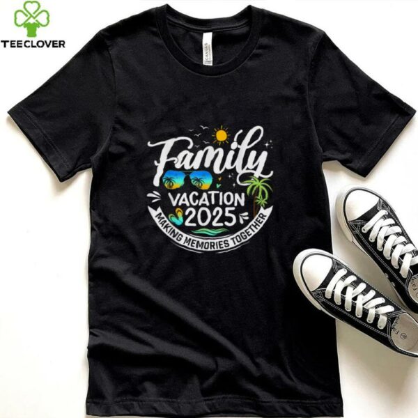 Family Vacation 2025 Beach Matching Family Summer Vacation Shirt