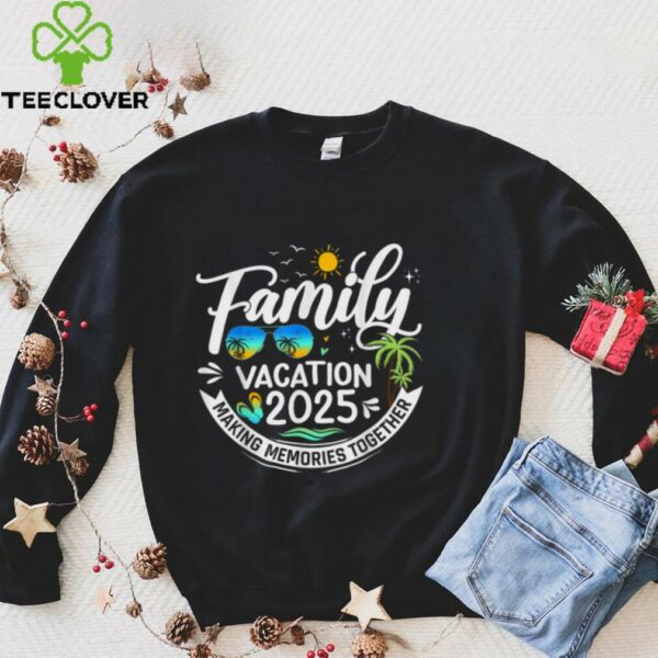 Family Vacation 2025 Beach Matching Family Summer Vacation Shirt