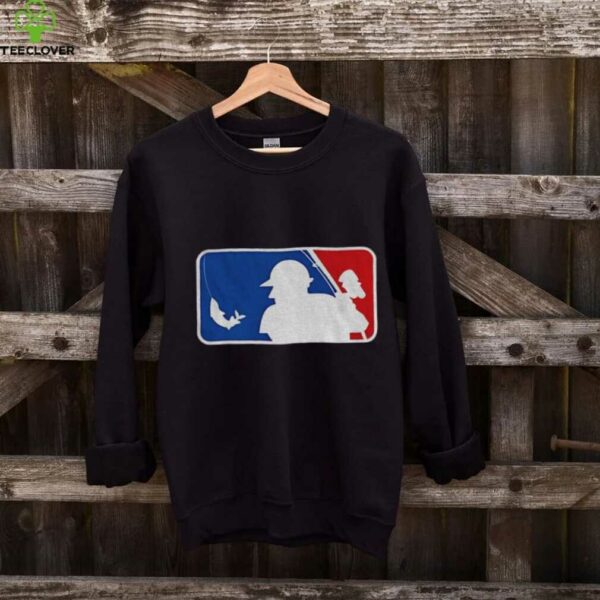 Fishing Baseball MLB logo parody shirt