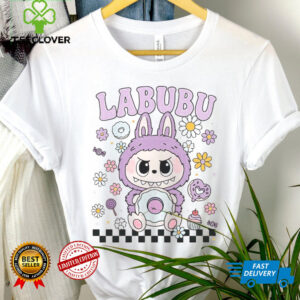Floral Labubu Donut Pastel Cartoon Character Shirt