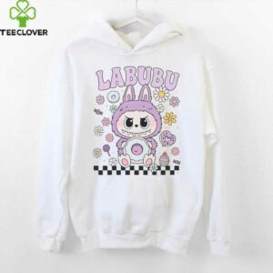 Floral Labubu Donut Pastel Cartoon Character Shirt