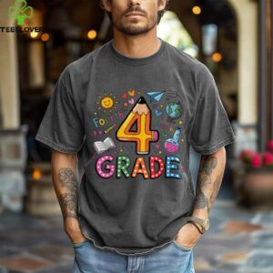 Fourth Grade Team Pencil Back To School Teacher Shirt